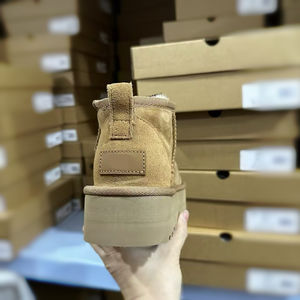 Botas de Nieve MINI para Mujer, Uso en Exteriores, Duraderas, Impermeables, de Piel de Oveja y Lana Integradas, con Suela Plana/3cm/5cm, <span class=keywords><strong>UCg</strong></span> - Product Image 3