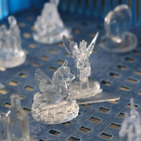 Porte-bougie de baptême en résine, cadeaux de baptême, statue de bébé jésus religieux, cadeau souvenir de premier anniversaire