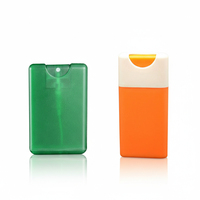 Botol parfum plastik Mini portabel dengan semprotan pompa untuk perjalanan atau saku botol semprot kosong untuk penggunaan pribadi kemasan