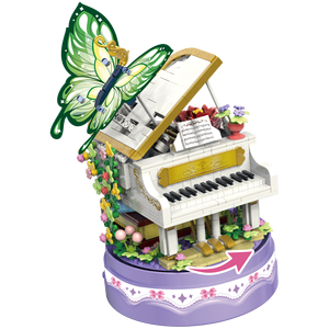 Decorazione per la casa giocattolo regalo creativo fai da te scatola di musica Set di mattoncini 661047 Mengdie Qinyu carillon - Product Image 3