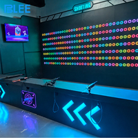 Juego de Disparos Láser LED BLEE, Equipo de Batalla Interactivo en Equipo, Laser Tag Interactivo Multijugador para Parques Infantiles Interiores y FEC
