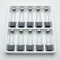 Botella de Vidrio Esterilizable de 3 ml con Cámara Única, Tapón de Sellado de Goma, Especial para Pluma de Inyección de Productos para el Cuidado de la Piel V2V3V4