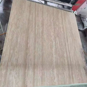 Moderni fori naturali e strisce in legno travertino-materiale da costruzione di alta qualità per la decorazione cucina pranzo - Product Image 1