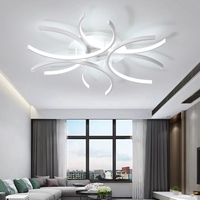 Plafonnier LED de Style nordique moderne et minimaliste avec décoration florale pour le salon et la chambre à coucher