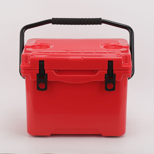 Glacière portable rotomoulée robuste 17QT à isolation thermique pour camping, pêche, chasse, avec panneau solaire et logo, étanche aux fuites - Product Image 5