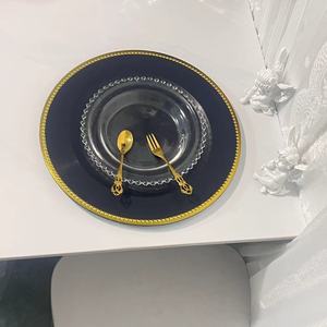 Plateau de service de banquet de mariage haut de gamme texturé super brillant, plateau à fruits irrégulier tendance <span class=keywords><strong>2022</strong></span> G38 - Perle plaquée or super scintillante - Product Image 4