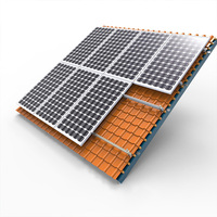 Support d'adaptateur de pied en L en aluminium Boulon de suspension Boulon en T Pinces solaires Système de montage de toit en étain pour modules PV encadrés