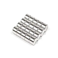 Aimants en néodyme ronds cylindriques de grande taille, à forte force de traction, excellente résistance, prix d'usine N52