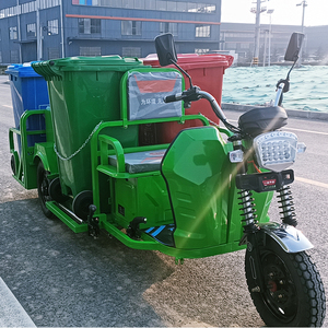 รถสามล้อบรรทุกไฟฟ้าพร้อมรถพ่วงถังขยะ >1000W รถบรรทุกขยะแบบเปิด 30-50 กม./ชม. ระยะทางวิ่ง 50-70 กม. - Product Image 3