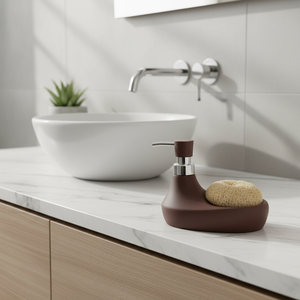 Distributeur de savon en chocolat / Porte-éponge Marbella - Product Image 3