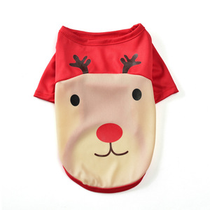 2025 Autumn Winter Classic Style Eco-friendly Santa Claus Coats &amp; Jackets Dogs Polyester Pet Clothing Solid Christmas - Product Image 6