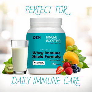 Oem/odm מועשר בויטמין חלבון מי | תמיכה חיסונית & שריר | טעם מותאם אישית & אבקת תווית - Product Image 5
