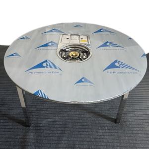Mesa Redonda Plegable Comercial con Estufa de Gas Integrada, Mesa Redonda de Acero Inoxidable para Barbacoa y Hot Pot para Restaurante - Product Image 6