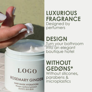 Masque capillaire <span class=keywords><strong>de</strong></span> luxe <span class=keywords><strong>à</strong></span> l'huile essentielle, soin capillaire au collagène, <span class=keywords><strong>effet</strong></span> lisse et soyeux, élimine la sécheresse et les frisottis, cheveux brillants, 200 ml, volume OEM - Product Image 5