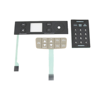 Boutons en métal conducteurs personnalisés, clavier en caoutchouc silicone avec câble plat