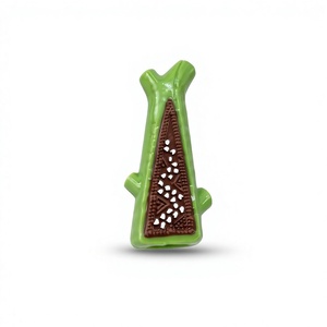 Ledu Squeaky Brush Stick – Durable Soft Rubber Dog <b>Toy</b> with Bristles & <b>Squeaker</b> - Product Image 1