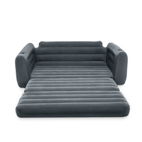 Canapé-lit gonflable portable imperméable à prix réduit, vente chaude, approvisionnement direct d'usine, matériau PVC pour une utilisation en extérieur, voyage
