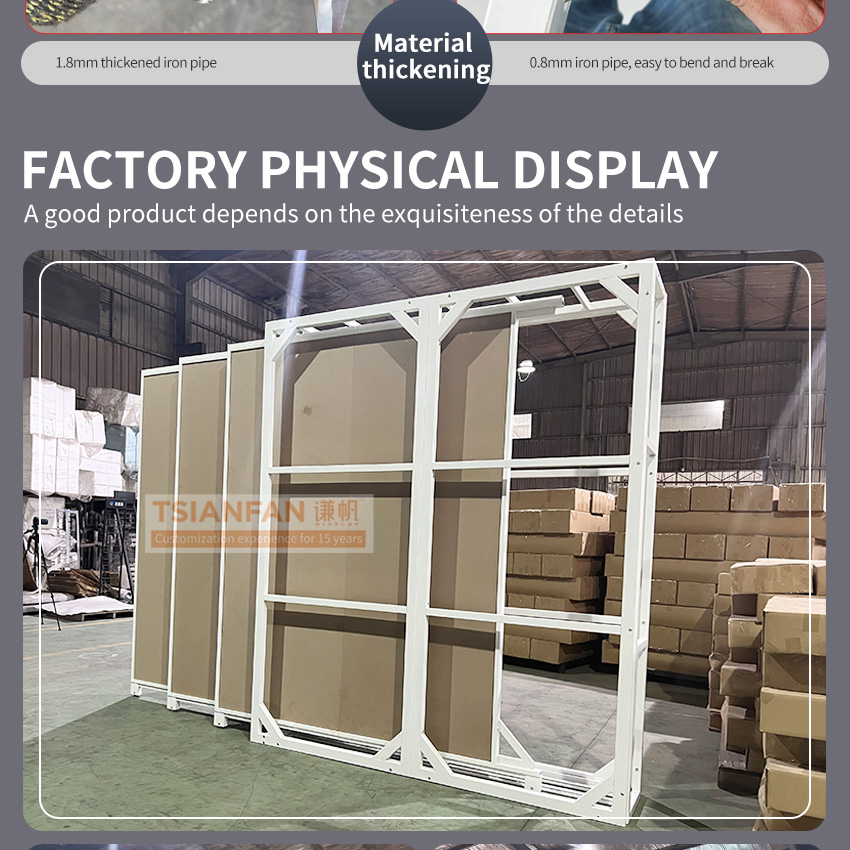Tsianfan customization art pull-out frame granite showroom design  minimalist stone  display painting interior