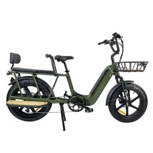 QUEENE/Nouveau Design <span class=keywords><strong>20</strong></span> <span class=keywords><strong>Pouces</strong></span> Suspension Complète 48V500W 750W Vélo Électrique Dépliable Cargo E Bike - Product Image 2
