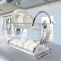 Bol égouttoir de vaisselle en acier inoxydable, couleur argent, bon marché, vente en gros, pour la cuisine