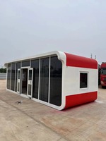 Maison conteneur moderne préfabriquée de 40 pieds, portable et insonorisée Petite cabine préfabriquée Apple à vendre 20 pieds 40 pieds Apple House