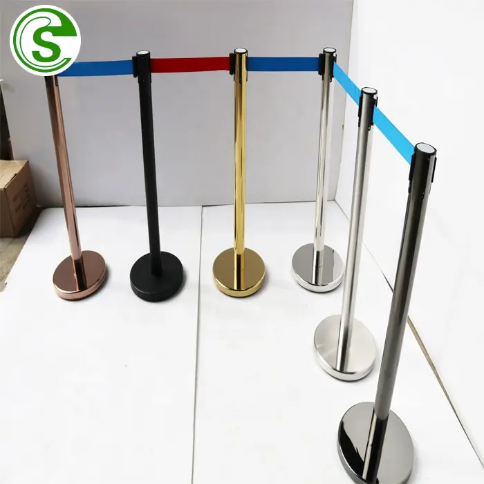 Hot bán đám đông kiểm soát an toàn rào cản rào cản lan can dây stanchion dây stanchions