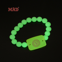 Bracelets RFID lumineux, bande fluorescente à perles, bracelets lumineux dans le noir, balises NFC pour concert, festival, carnaval
