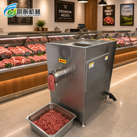 Broyeur à viande électrique commercial pour restaurant, boucherie, machine de transformation de la viande, hachoir à viande industriel en acier inoxydable