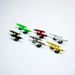 Truck de monopatín de dedo profesional de 34mm, de eje único, modelo Stone Truck FAN Team, para fingerboards. Mini Pro - Product Image 5