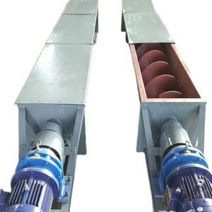 U-tipi vidalı konveyör-paslanmaz çelik asansör, çamur, granüller ve toz besleyici için milsiz burgu - Product Image 2