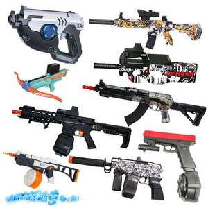 Splat R Ball Airsoft Blank Toy Water Gun <span class=keywords><strong>Ak</strong></span> <span class=keywords><strong>47</strong></span> Electric Top M416 9Mm Pistol Original Real Uzi Plastic Gun per adulti - Product Image 3