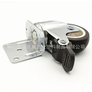 Furniture Casters 50mm Swivel With Brake Silent Universal <b>Wheels</b> <b>For</b> <b>Table</b> And Stand - Product Image 2