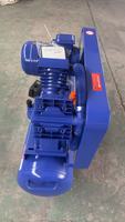 Compresseur d'air à piston portable YiBang 5,5 kW 7,5 CV 670 L/min 10 bars 380 V 50 Hz avec moteur électrique et réservoir de 180 L, entraînement par courroie, pour usage industriel