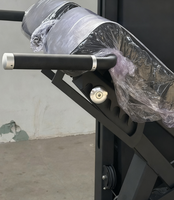 Banc de pont fessier NO.10, entraînement musculaire professionnel des fessiers, machine de musculation en acier avec plaques de poids, hip thrust, équipement de fitness pour salle de sport