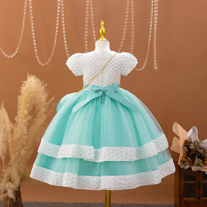 <span class=keywords><strong>Vestidos</strong></span> de fiesta de bebé <span class=keywords><strong>para</strong></span> <span class=keywords><strong>niñas</strong></span>, corte Vintage, ceremonia, fiesta de cumpleaños, vestido de baile, <span class=keywords><strong>Vestidos</strong></span> de princesa <span class=keywords><strong>para</strong></span> niños pequeños con bolsa, chal - Product Image 6