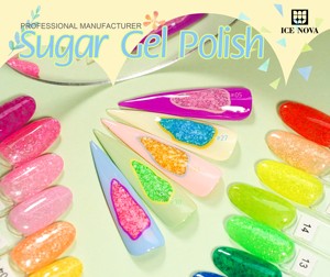 Gel de <span class=keywords><strong>sucre</strong></span> ICE NOVA vernis thermique semi permanent paillettes miroitant Hema/Tpo/Hpma gratuit adapté printemps changement d'humeur Gel OEM/ODM - Product Image 5