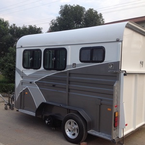 Remolque de Transporte de Caballos de Lujo Personalizado para 2 Caballos con Carga Inclinada, Fabricado en China - Product Image 5