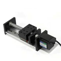 Module de mouvement à vis à billes avec moteur pas à pas et rail de guidage linéaire à commande numérique électrique