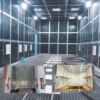 Cabine de sablage automatique haute vitesse sans poussière pour l'élimination de la rouille