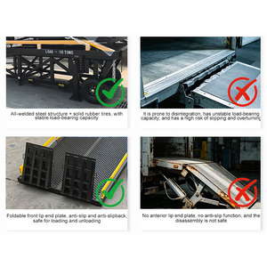 Rampes mécaniques les plus vendues pour automobiles, élévateur d'atelier, construction en acier au carbone, capacité de 8 à 15 tonnes, nivellement pour le chargement - Product Image 4