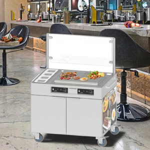 Station mobile de service de panini d'équipement de cuisine commerciale de fournisseur professionnel pour l'usage de restaurant et de cuisine pour la <span class=keywords><strong>Russie</strong></span> - Product Image 5