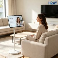HRAY Layar Putar Vertikal Horizontal 27 Inci, Kaca AF 6H untuk Asrama Mahasiswa, Pembelajaran Kartun, Mendukung OEM ODM
