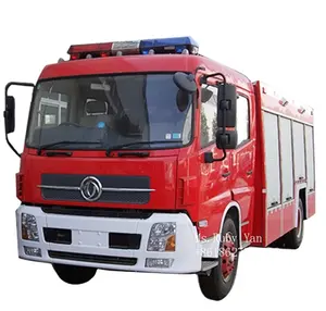 Dongfeng 4x2 LHD/RHD 6T su köpük tankı acil kurtarma yangın söndürme kamyonu