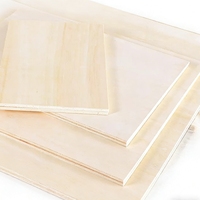 Plaques de contreplaqué en tilleul de qualité E0, 1,5 mm et 3 mm, pour gravure laser, artisanat DIY, mini-modèles et jouets éducatifs en bois pour enfants