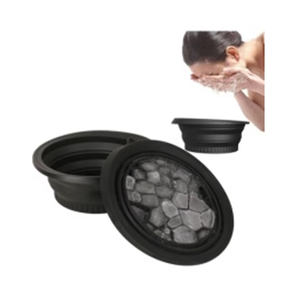 Bol de lavage facial en silicone pour la glace |   Seau écologique de forme ronde |   Outil de soin de beauté réutilisable |   Utilisation des produits de soin de la peau |   Exportation Inde - Product Image 1