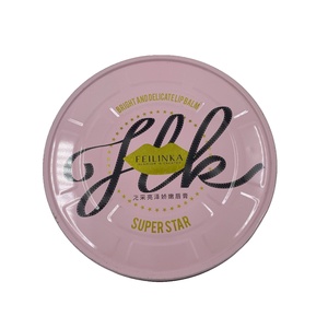 Boîte en métal ronde personnalisée, recyclable, pour le rangement de rouge à lèvres/cosmétiques, pour usage artisanal - Product Image 1