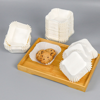 1000 pièces de moules à cupcakes standard naturels, de qualité alimentaire, anti-graisse, en papier sulfurisé pour muffins