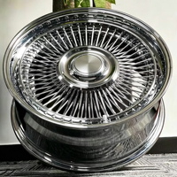 Jantes à rayons ultra profondes de 7 pouces, compatibles avec les Lowrider Vintage Caprice Cutlass Deville, jantes classiques personnalisées