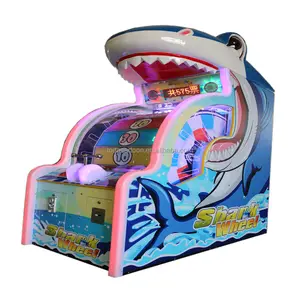 2021 Shark tekerlek bilet oyun makinesi sikke işletilen itfa oyun salonu oyun makinesi