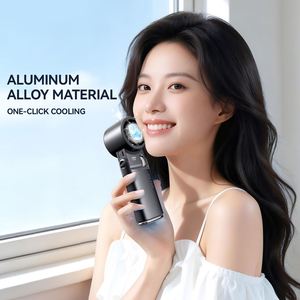 Long Endurance 12H Handheld 16°C Ice Cooling 199 Speeds 6000Mah Rechargeable Portable Foldable Fan for Camping & Commute - Product Image 5